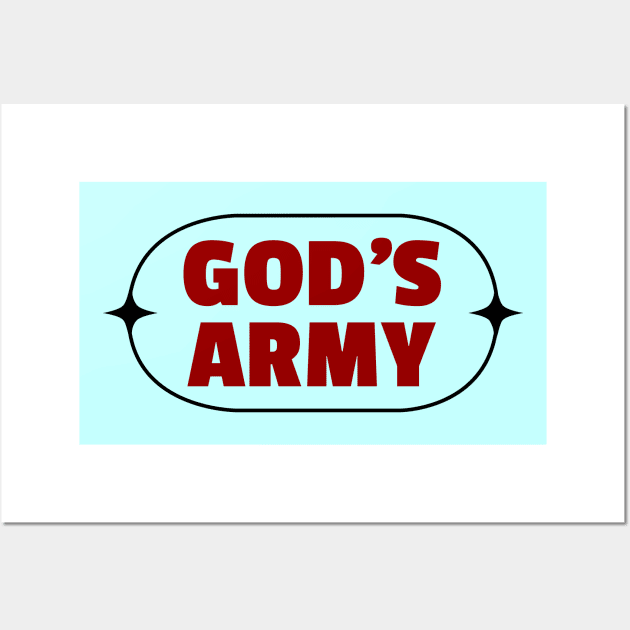 God's Army | Christian Wall Art by All Things Gospel